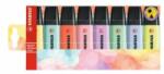 STABILO Set de evidențiatoare pastelate STABILO Boss, 8 bucăți