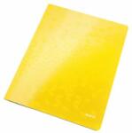 Leitz Legătură rapidă, carton laminat, A4, LEITZ „Wow, galben