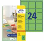 Avery-Zweckform Etichete detașabile Avery 63, 5x33, 9 mm, verzi