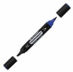 Centropen Marker cu două fețe CENTROPEN 1666 - albastru