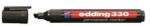 edding Marker permanent, 1-5 mm, vârf teșit, EDDING "330", negru