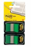 Post-it Semne de carte Post-it Index late 25, 4x43, 2 verzi 2 buc