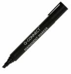 Q-CONNECT Marker permanent Q-CONNECT, vârf teșit, negru