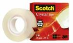 3M Bandă adezivă transparentă Scotch 19 mm x 33 m