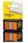 Post-it Semne de carte Post-it Index late 25, 4x43, 2 portocalii 2 buc