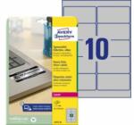 Avery-Zweckform Etichete din poliester foarte rezistente 96x50.8mm Avery A4 argintii 20 de coli
