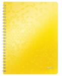 Leitz Vonalozott notebook Leitz WOW A4 sárga