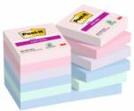 Post-it Blocnotes autoadeziv, 48x48 mm, 12x90 coli, 3M POSTIT "Super Sticky Soulful", mix de culori, 1080 coli