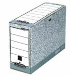 Fellowes Cutie de arhivă Fellowes BANKERS BOX 105mm gri/alb