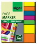 Sigel Markere autoadezive, 50x6mm și 50x12mm, carduri 7x40