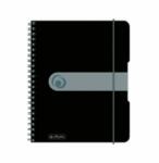 Herlitz Bloc notes pătrat Herlitz Easy Orga A5, 80 de coli, negru