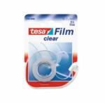 tesa Bandă adezivă transparentă TESA 19 mm x 10 m cu dispenser
