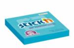 Stick`n by Hopax Blocnotes autoadeziv, 76x76 mm, 100 de coli, STICK N "360°, albastru, 100 de coli