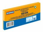 DONAU Bilet autoadeziv Donau neon 38x51 portocaliu/3 buc