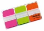Post-it Notițe Post-it index culori neon extra puternice 25 x 38 mm
