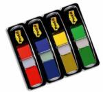 Post-it Notițe Post-it index înguste, culori clasice, 12, 5x43 mm, pachet redus de 4+2