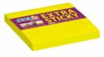 Stick`n by Hopax Bloc notes autoadeziv Stick' n Hopax 76x76 mm, galben neon