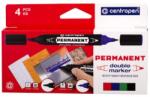 Centropen 1666 dupla 4f permanens marker készlet