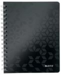 Leitz WOW A5 vonalas jegyzettömb, fekete