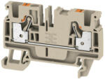 Weidmüller 2051180000 A2C 4 Átvezető sorkapocs, PUSH IN, 4 mm2; , 1000V AC / 1500V DC, 32 A, Sötétbézs (2051180000)