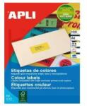 Agipa Címke színe 210x297mm APLI A4 100 lap fluo piros