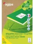 Agipa Univerzális újrahasznosított címkék 38x21, 2mm Agipa A4 100 lap