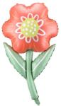 PartyDeco Balon din folie - Floare 53x96 cm