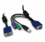 Inter-Tech Switch KVM Inter-Tech IPC 19" KVM-Kabel VGA/PS2/USB, 3 m Länge (88887250)
