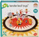 Tender Leaf Toys Fa játékkészlet - A cirkuszban, 16 darab (191856083597)