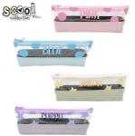S-Cool Penar borseta transparenta, Colors, diverse culori, S-Cool SC1605 Penar