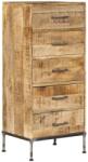vidaXL Scrin, 45x35x106 cm, lemn masiv de mango (247806) Comoda