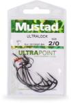 Mustad Carlig offset MUSTAD ULTRAPOINT, 2/0, Black Nickel, 7 buc/plic (M.38106NPBN.02)