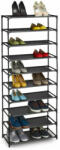  Cipőtartó Állvány 30 Pár Cipőnek, 2 Színben