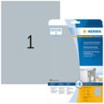 Herma 210*297 mm-es Herma A4 íves etikett címke, ezüst színű (25 ív/doboz) (HERMA 4224) - dunasp
