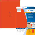 Herma 210*297 mm-es Herma A4 íves etikett címke, piros színű (20 ív/doboz) (HERMA 4422) - dunasp