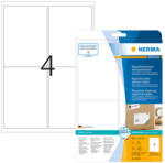 Herma 99, 1*139 mm-es Herma A4 íves etikett címke, fehér színű (25 ív/doboz) (HERMA 10019) - dunasp