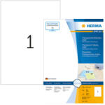HERMA 210*297 mm-es Herma A4 íves etikett címke, átlátszó (víztiszta), (100 ív/doboz) (HERMA 4376)
