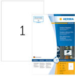 Herma 210*297 mm-es Herma A4 íves etikett címke, fehér színű (50 ív/doboz) (HERMA 9501) - cimke-nyomtato