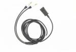 Tellur Cablu adaptor Tellur Quick Disconect la 2 x Jack 3.5mm, 2.2m, Negru (TLL416003)