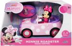 Jada Toys Masinuta cu telecomanda si figurina, Jada, Minnie Mouse Roadster Figurina