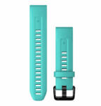 Garmin curea silicon QuickFit 20 - albastru Aqua grafit pentru Fenix 5s/ 6s/ 7s D2 Delta S (010-13102-05)