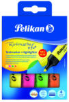 Pelikan Textmarker Pelikan 490 - Set 4 Culori fluorescente (814058)