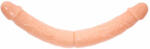 LyBaile Dildo Realist Double Dones, Natural, 37 cm Dildo