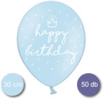 PartyDeco Bébi kék lufi, nagy csomag, HB, 50 db/cs