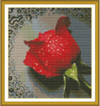  Rózsás 28x29 cm keresztszemes készlet (1009)