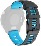 Ricardo Curea Quick Release 22mm, de silicon, albastru-negru, cataramă neagră (Garmin Venu, Forerunner 255, Vívoactive 4 etc. )