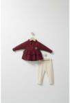 Tongs baby Set cu pantalonasi si camasuta in carouri pentru bebelusi Ballon, Tongs baby (Culoare: Mov, Marime: 12-18 Luni) (tgs_4486-1)