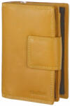 Gina Monti Praktikus elrendezésű, jól használható okkersárga bőr pénztárca Gina Monti (09 yellow)