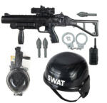 Kikky Set lansator de grenade pentru copii, cască și accesorii Kikky - Cod W5085