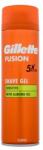 Gillette Fusion Sensitive Shave Gel gel de ras 200 ml pentru bărbați